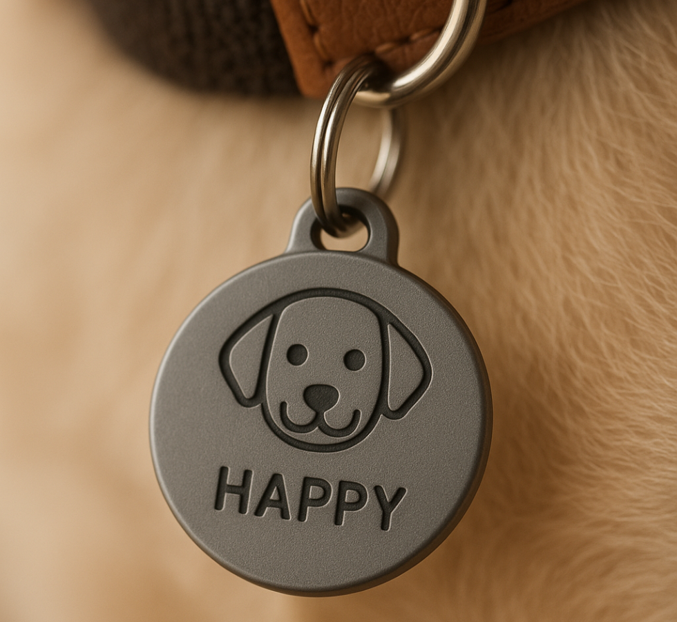 Happy-Dog-Tag-on-Collar-3